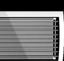 Вентиляционная решетка с клапаном - вариант 1