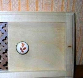 Вентиляционные решетки для бани с задвижкой - модель 1