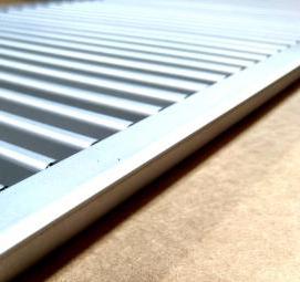 Вентиляционные решетки для подоконников металлические - тип 1