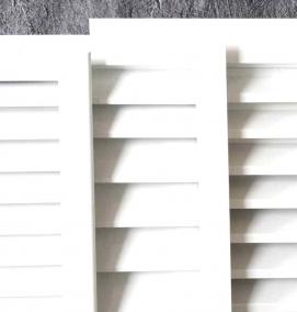 Вентиляционные решетки металлические наружные для фасада - модель 4