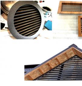 Вентиляционные решетки на стену - модель 2