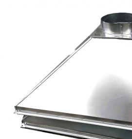 Вентиляционные зонты из оцинкованной стали - модель 2