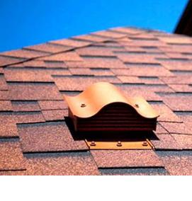 Вентиляция кровли из мягкой черепицы - вариант 3