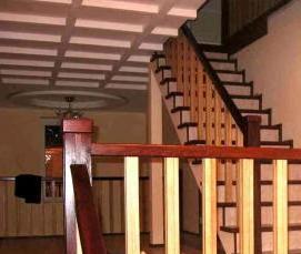 Вертикальная деревянная лестница - тип 4