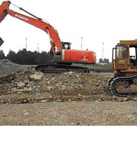 Вертикальная планировка бульдозером - тип 1