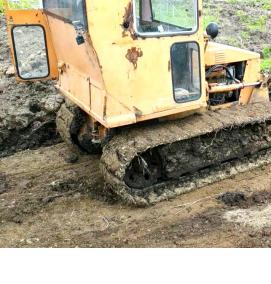 Вертикальная планировка бульдозером - тип 4