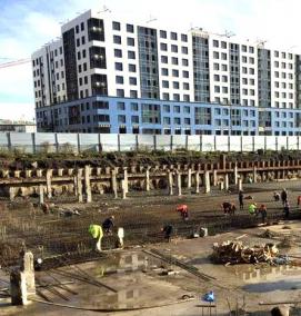 Вертикальная планировка площадки - вариант 2