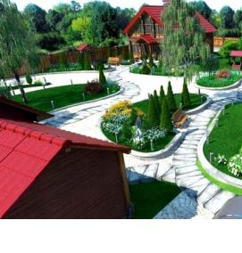 Вертикальная планировка территории - вариант 3