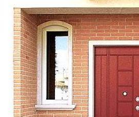 Входная дверь для загородного дома с терморазрывом - модель 1