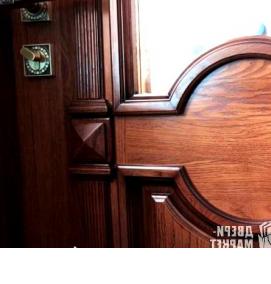 Входные двери из массива для частного дома - модель 1