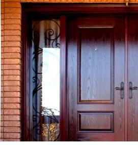 Входные двери из массива для дома - модель 2