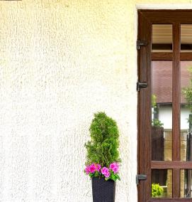 Входные двери пвх со стеклопакетом - тип 1