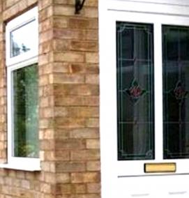 Входные двери пвх со стеклопакетом - тип 2