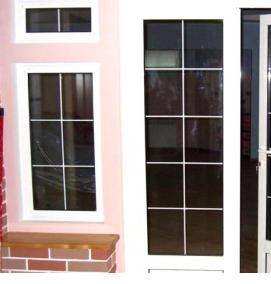 Входные двери со стеклом - тип 4