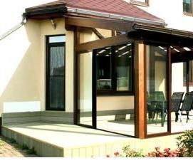 Входные группы из пвх для частного дома - вариант 2