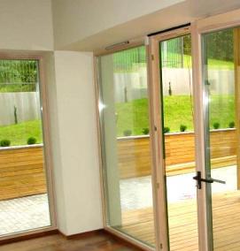 Входные пластиковые двери уличные - модель 4