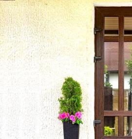 Входные пластиковые двери уличные - модель 3