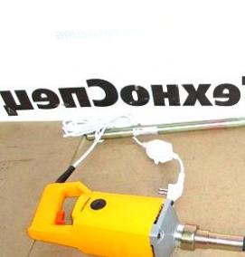 Вибратор строительный для бетона на 220 вольт - тип 1