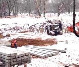 Вибропогружение свай - вариант 3