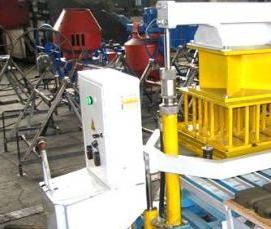 Вибропрессование тротуарной плитки - модель 4