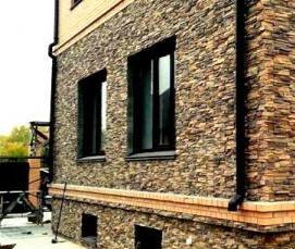 Виниловые фасадные панели под кирпич - тип 2