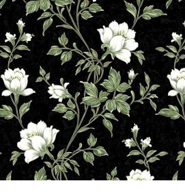 Виниловые обои с цветами - модель 4