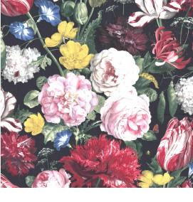 Виниловые обои с цветами - модель 3