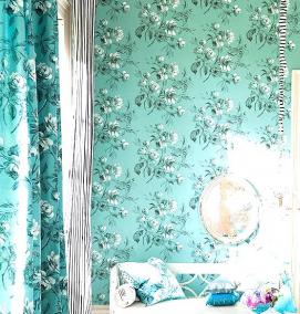 Виниловые обои с цветами - модель 2