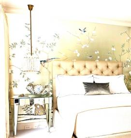 Виниловые обои в спальню - тип 1