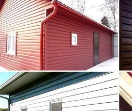 Виниловый пластиковый сайдинг - тип 2