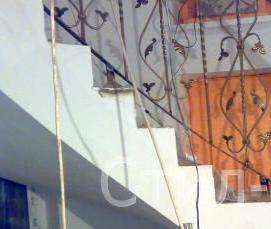 Винтовые кованые перила - тип 1