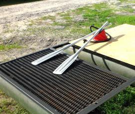 Винтовые сваи на воде - тип 3