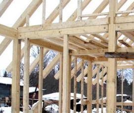 Винтовые сваи под каркасный дом - модель 1