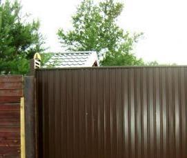 Винтовые сваи под ворота - вариант 1