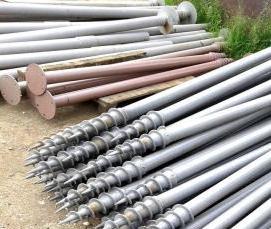 Винтовые сваи - модель 3