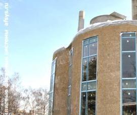 Витражное фасадное остекление - модель 1