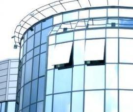 Витражное остекление алюминиевым профилем - модель 2