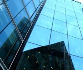 Витражное остекление из алюминиевых конструкций - вариант 2