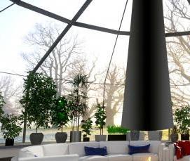 Витражное остекление из алюминия - вариант 1