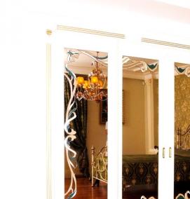 Витражные двери раздвижные - тип 4