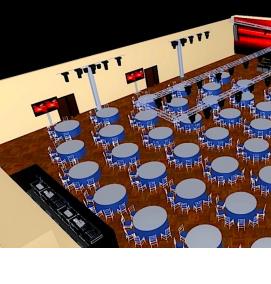 Визуализация зала - тип 1