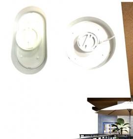 Влагостойкий накладной светильник - модель 1