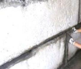 Внутренняя гидроизоляция подвала от грунтовых вод - вариант 1