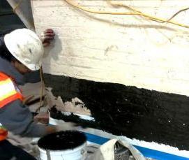 Внутренняя гидроизоляция подвала - тип 3