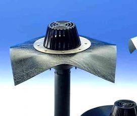 Внутренняя водосточная система с плоской кровли - вариант 1