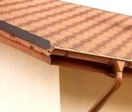 Внутренняя водосточная система с плоской кровли - вариант 3