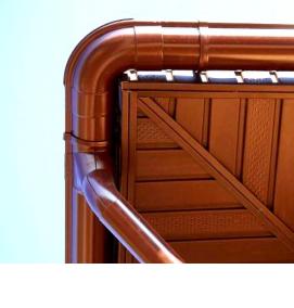 Водосточная система коричневая - модель 2