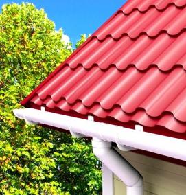 Водосточная система серая - вариант 1