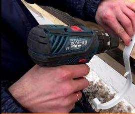 Водосточная система скатной кровли - модель 4