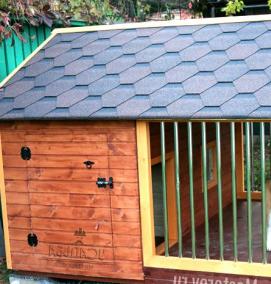 Вольеры для собак хозблоки - модель 1